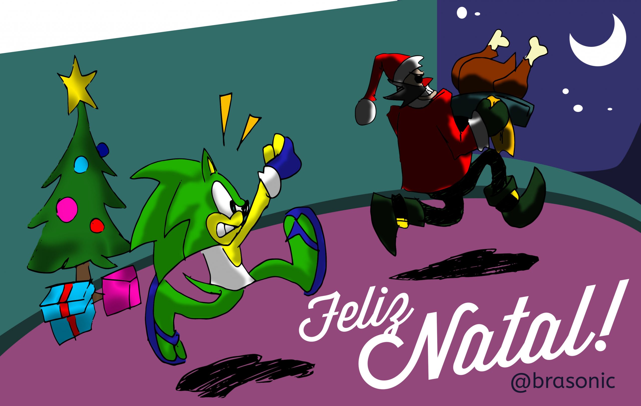 Um feliz natal com Dol…. ops, com BraSonic e sua turma!